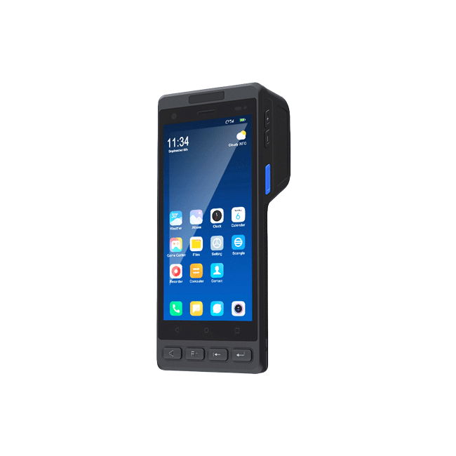 5.5 inch PDAs handheld POS terminal with 58mm thermal printer 5.5 inch PDAs handheld POS terminal with 58mm thermal printer