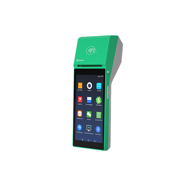 Scangle SP01 handheld POS system Green color