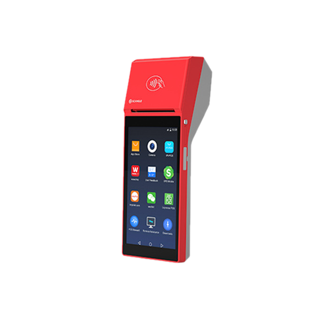 Scangle SP01 handheld POS system red color