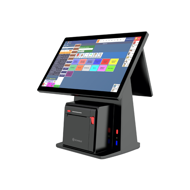 Scangle D2 Touch POS Terminal With inbuilt 80mm Thermal Printer