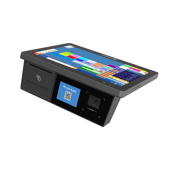 V10 Desktop Android POS with 58mm Thermal printer
