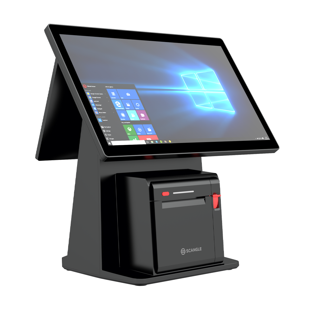 Scangle D2 POS terminal with 80mm thermal printer-1