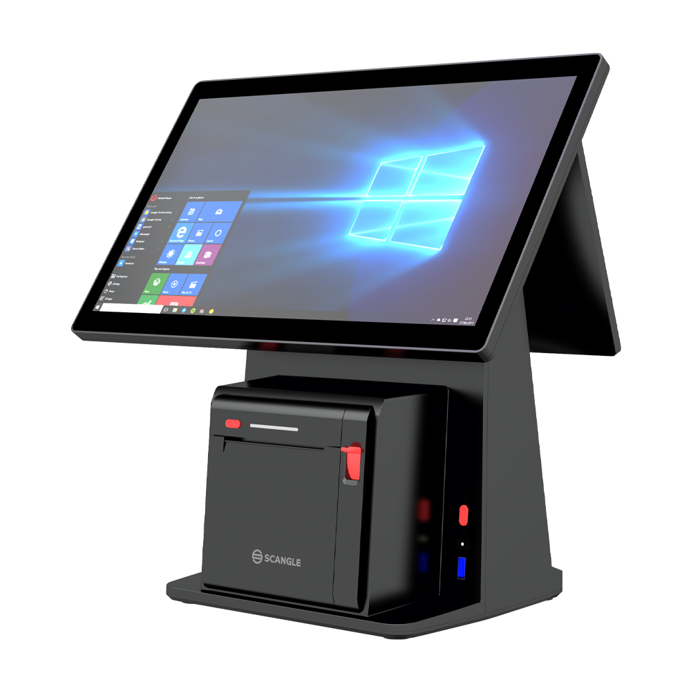 Scangle D2 POS terminal with 80mm thermal printer-2