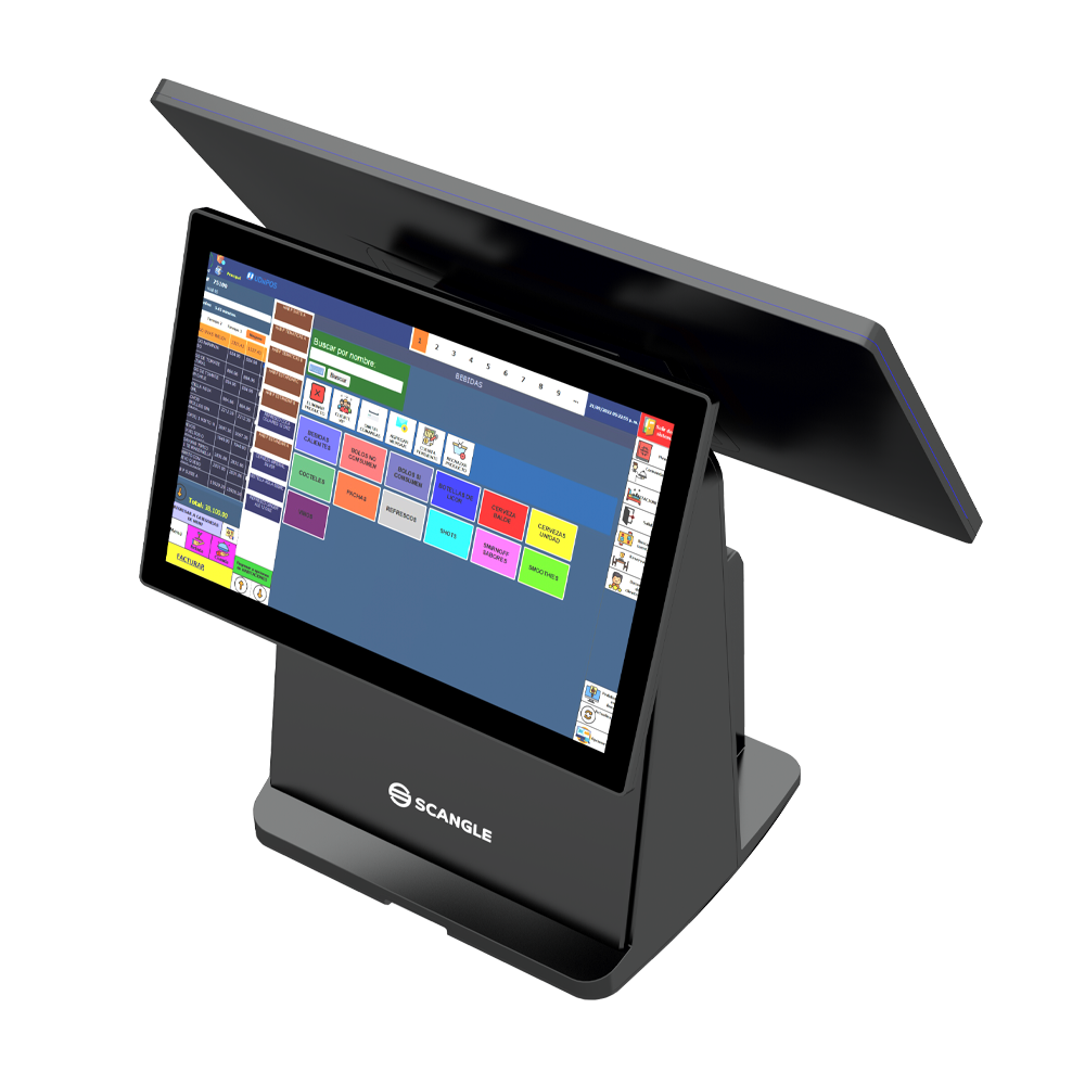 Scangle D2 POS terminal with 80mm thermal printer3